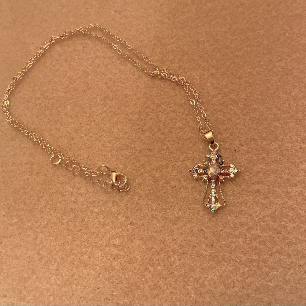 Cross Necklace  22” Brand New!